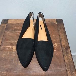 J.crew factory Edie Suede Black loafers Flats
